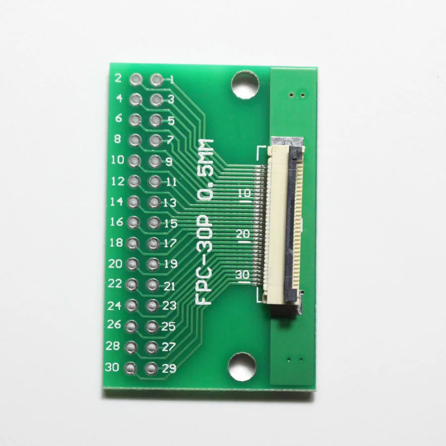 FPC FFC кабель 6 8 10 12 20 30 40 50 60 PIN 0 5 мм шаг разъем SMT адаптер до 2 54 1 00 дюйма сквозное
