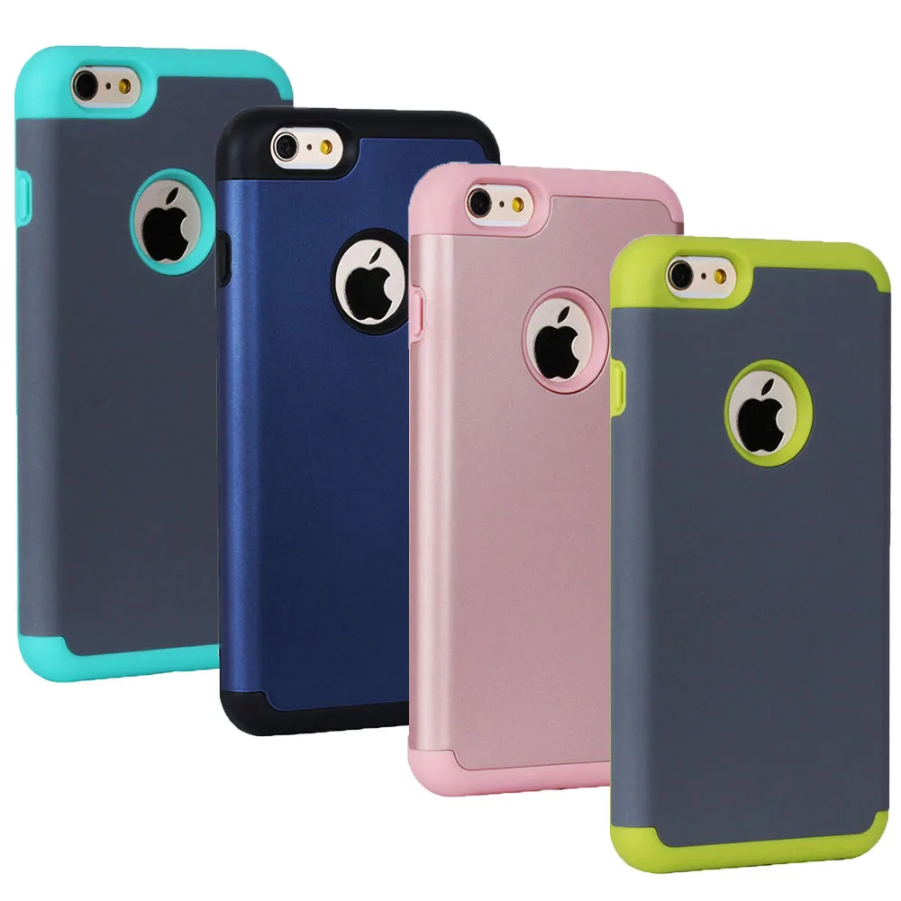 2 in 1 Shockproof Case Cover for Apple iPhone 6 6s 7 plus 6+ 6s+ Rubber Protection Heavy Duty Anti Fall Back |
