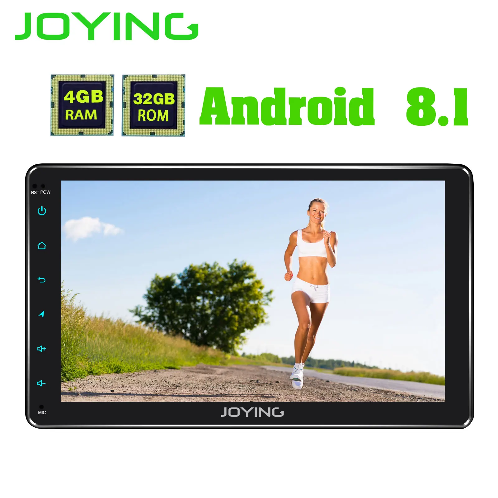 Joying один DIN 9 &quotУниверсальный Android 8 1 автомобильный радиоприемник стерео