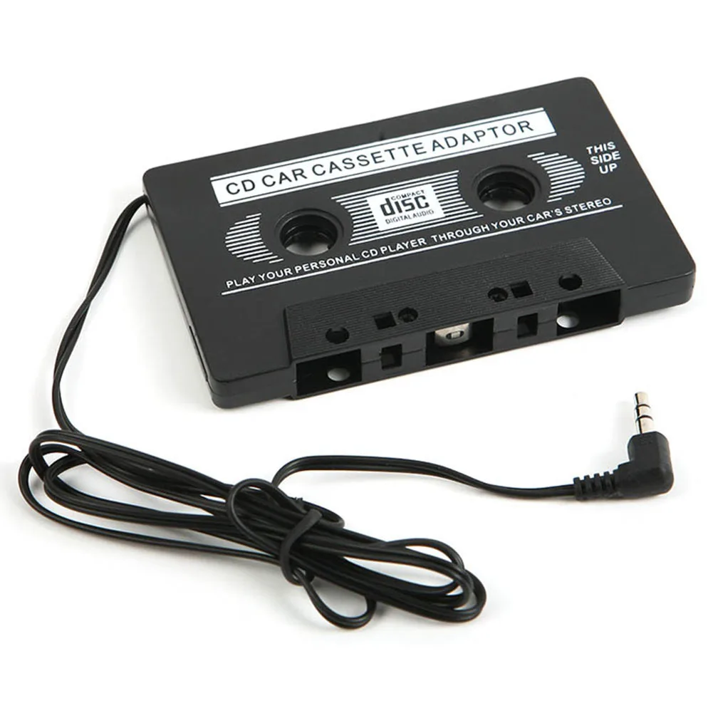 DC 12-24 V Мода Винтаж разъем 3 5 мм аудио автомобильный адаптер кассеты для Iphone MP3 CD MD