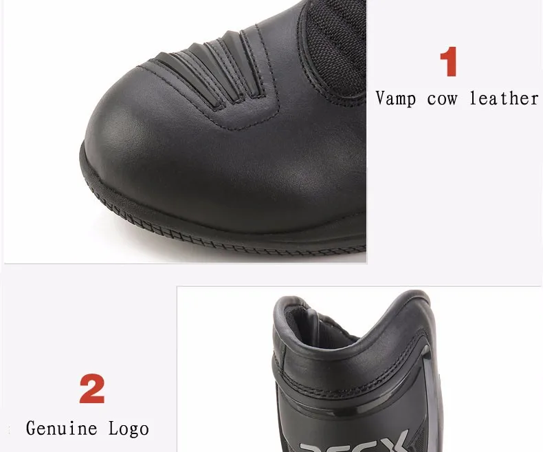 ARCX/летние мужские и женские кожаные дышащие ботинки в байкерском стиле; обувь для гоночных гонок; высокие ботинки из водонепроницаемого материала; ботинки в байкерском стиле