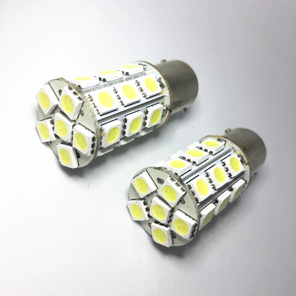 2 шт. led 1156 BA15S P21W 33 SMD 5630 5730 LED Автомобильный резервный свет белый красный желтый