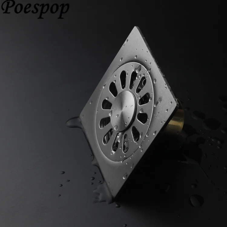 POSEPOP 10*10 см 304 сток в полу из нержавеющей стали для ванной комнаты кухни Душ