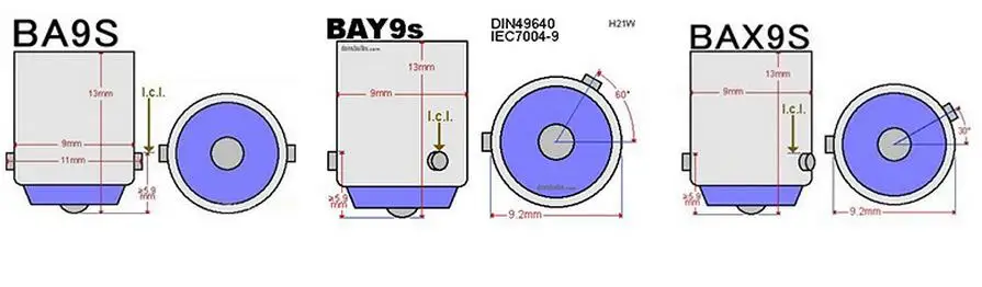 LYMOYO 2 шт./лот ba9s h6w bax9s bay9s 25 Вт h21w светодиодный автомобильный сигнальный светильник ing ширина лампы Клин светильник