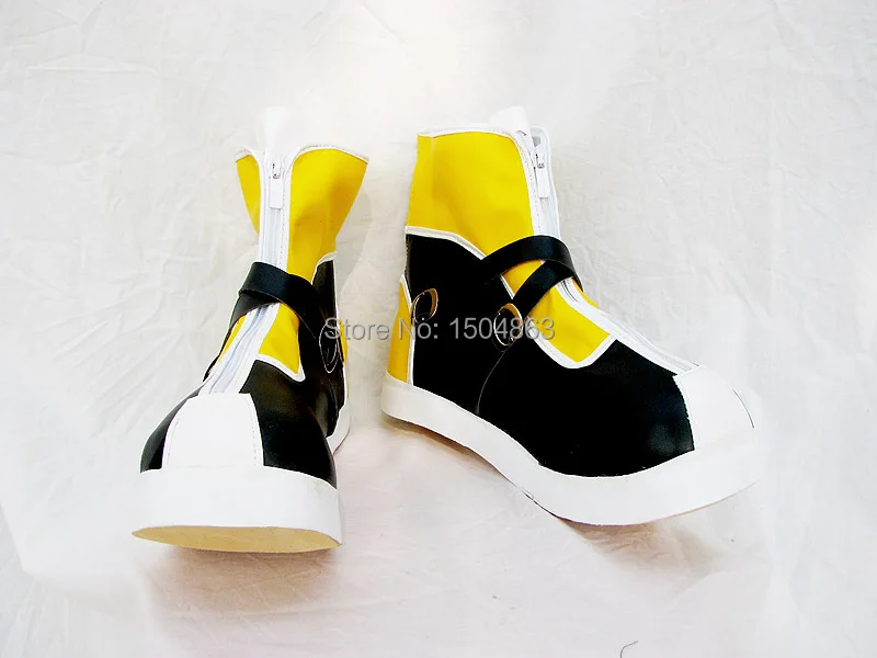 

Kingdom Hearts Sora Yellow Boots For Halloween Cosplay Shoes Custom-Made Free Shipping