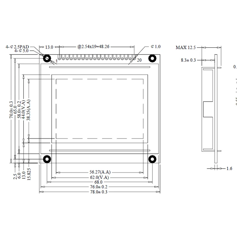 Новый 12864T матричный модуль экрана 128*64 12864LCD экран 5V T6963 управление 3 дюйма |