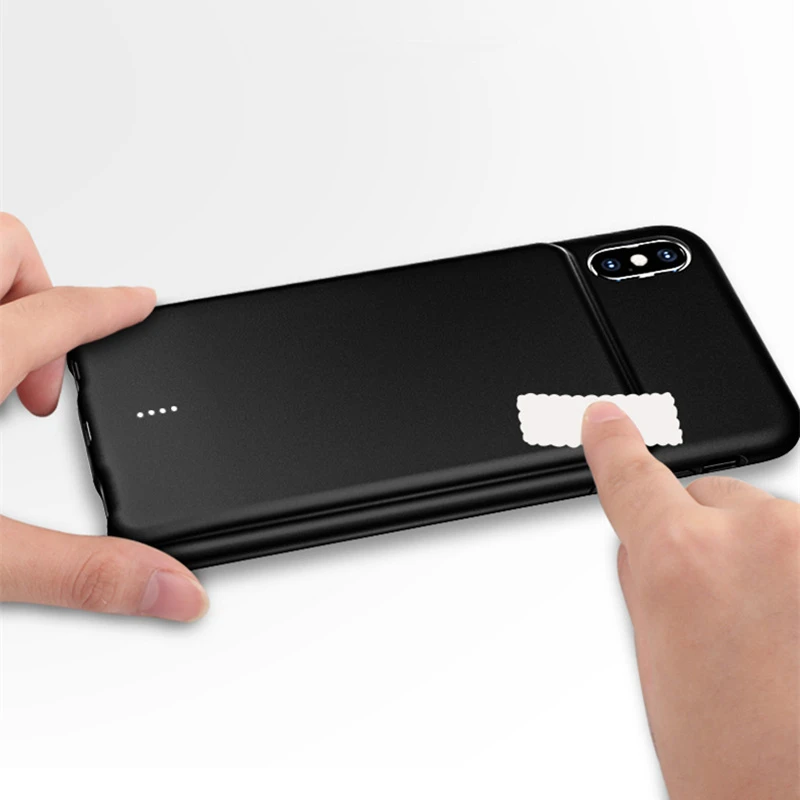 NTSPACE 5000 мАч Внешний аккумулятор зарядное устройство чехол для iPhone Xs Max XR power Case Портативный блок питания зарядный чехол с аудио