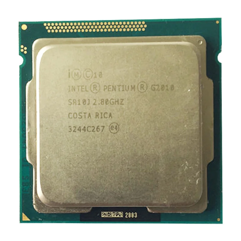 Двухъядерный процессор Intel G2010 LGA1155/2 8 ГГц Совместимость H81 B85 B75 материнская плата