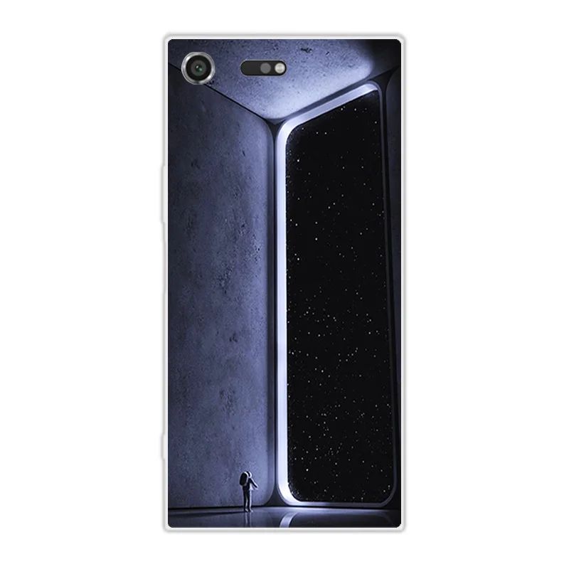 Для Sony Xperia XZ Премиум ТПУ силиконовый мягкий животные Прозрачный чехол для