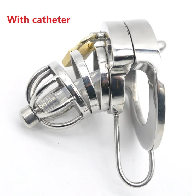 Последняя средней Размеры тяжелый мужской Нержавеющая сталь петух клетка с