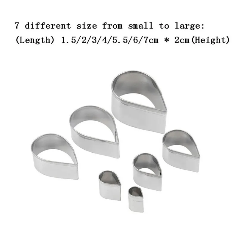 7 шт./комплект лепесток розы из нержавеющей стали | Дом и сад