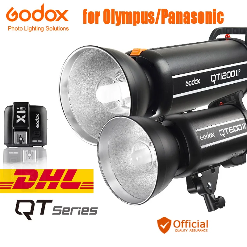 

Godox QT Series 2.4G Wireless X system GN65 Speed Sync 1/8000s Studio Flash Light for Panasonic Olympus E-M1 II E-M5 II PEN-F