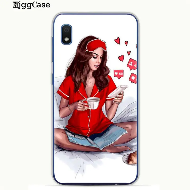 Чехол для Samsung Galaxy A30 модный Рождественский сексуальный бикини девушек мягкий