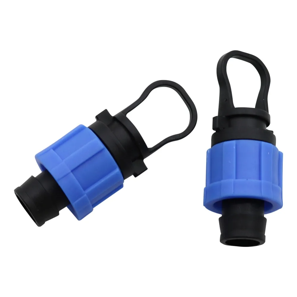 16mm Lock drip Tape plugs for Agriculture Greenhouse Drip Tape irrigation adapter garden hose connector 3 Pcs