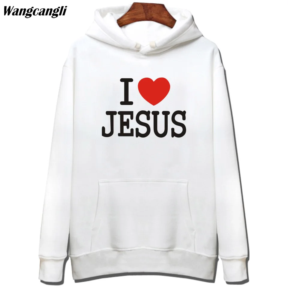 Иисус христианский Толстовка Punk Для мужчин с капюшоном модные зима теплая осень S
