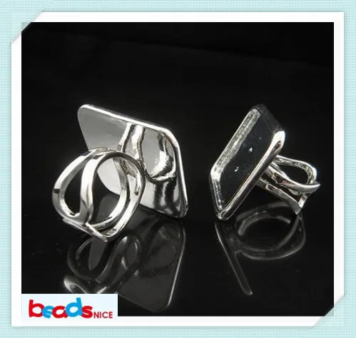 Регулируемое кольцо Beadsnice ID3267 Ювелирная фурнитура заводская цена кольца ручной