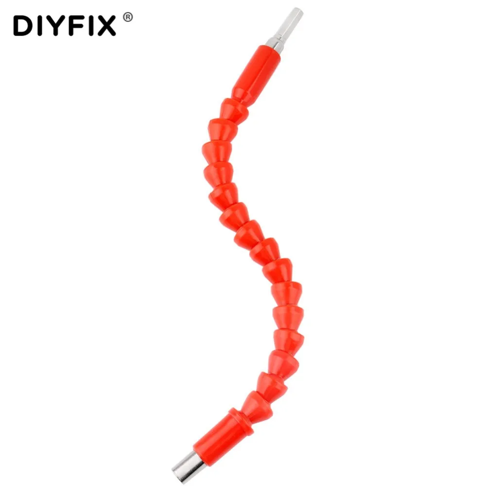 DIYFIX 295 мм 1/4 &quotшестигранный электронный сверлильный гибкий вал мягкий удлинитель