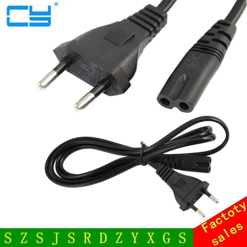 Шнур питания Кабель ЕС/США/Великобритания 2-зубчатый ноутбук адаптер переменного