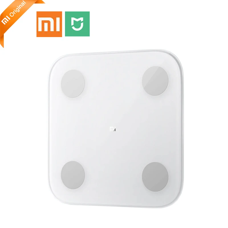 Смарт весы Mi Smart Body Fat Scale 2 приложение Mifit монитор состава тела со скрытым