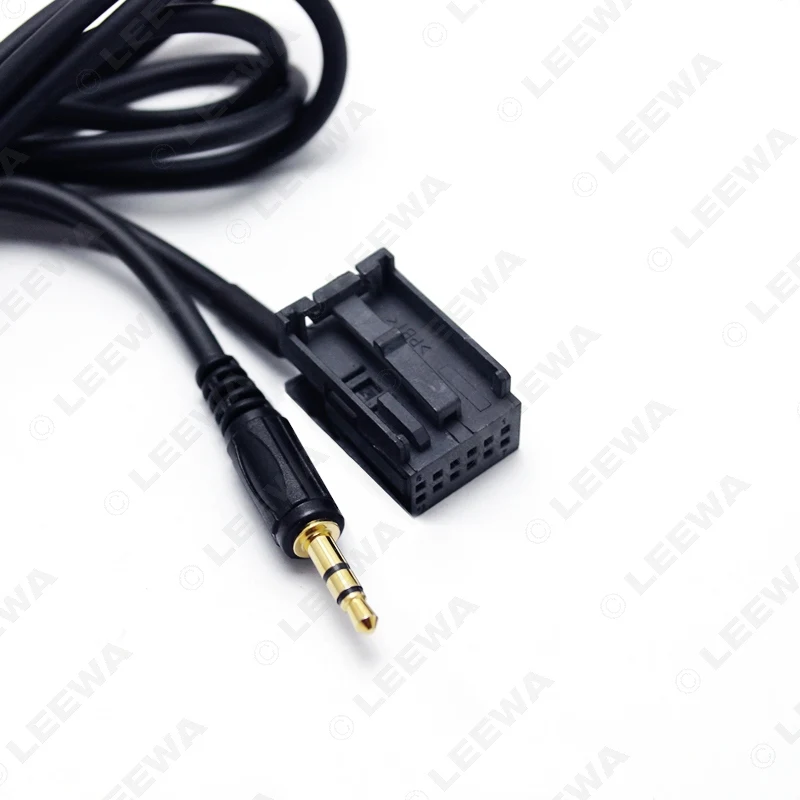 LEEWA автомобильный аксессуар CD 3 5 мм Aux Кабельный адаптер для Ford Focus Fiesta Mondeo PUMA MK2 MK3 S