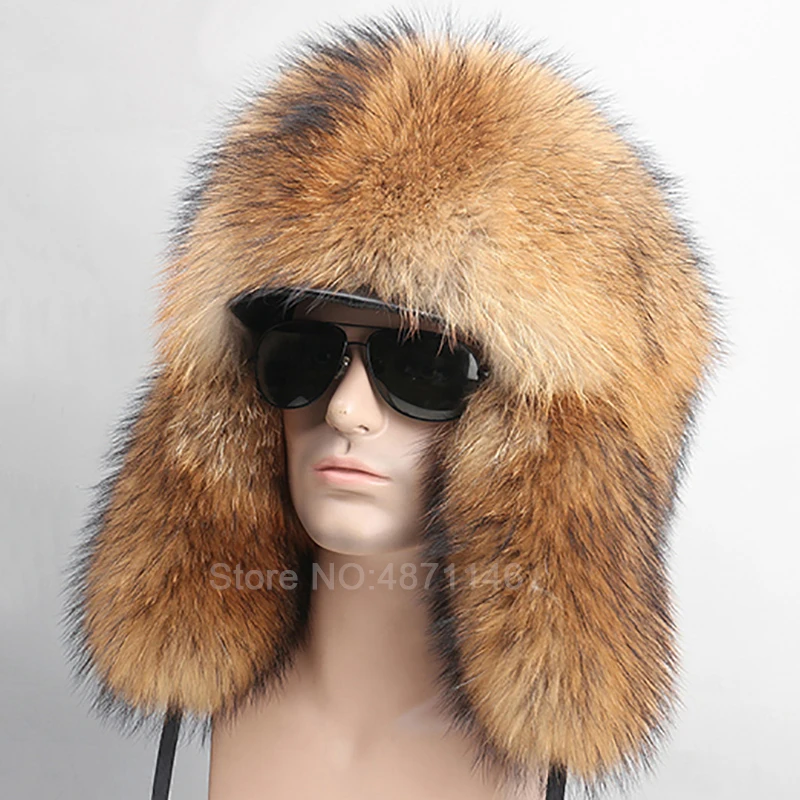 Новая зимняя русская мужская шапка для мальчиков с козырьком настоящая теплая из