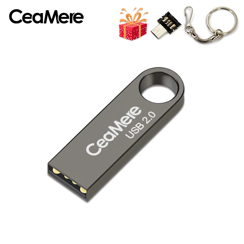 CeaMere C3 USB флеш-накопитель 16 Гб/32 ГБ/64 ГБ флеш-накопитель Флешка флеш-диск USB 2,0 карта памяти USB диск 3 цвета USB флеш-накопитель