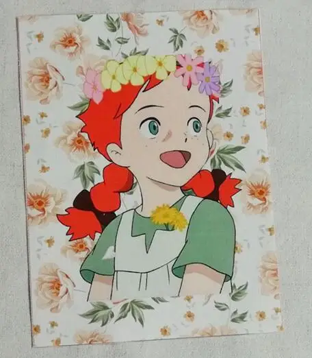 2 Anne girl ручная крашеная ткань, сделай сам, пэчворк, ручная работа, ткань для позиционирования, ткань для изготовления кошелька, Мультяшные нашивки 15x20 см - Цвет: 2