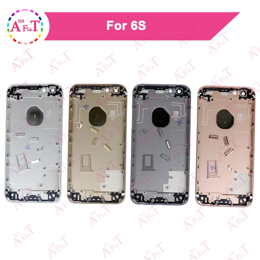 Идеальное качество для iPhone 6 6S задняя крышка батарейного отсека для iPhone 6G 6S задняя крышка батарейного отсека Корпус средняя рамка Шасси