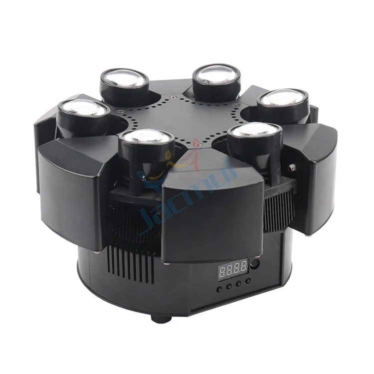 60 Вт Новый диско свет 6 головок умный луч светодиодный движущийся головной для