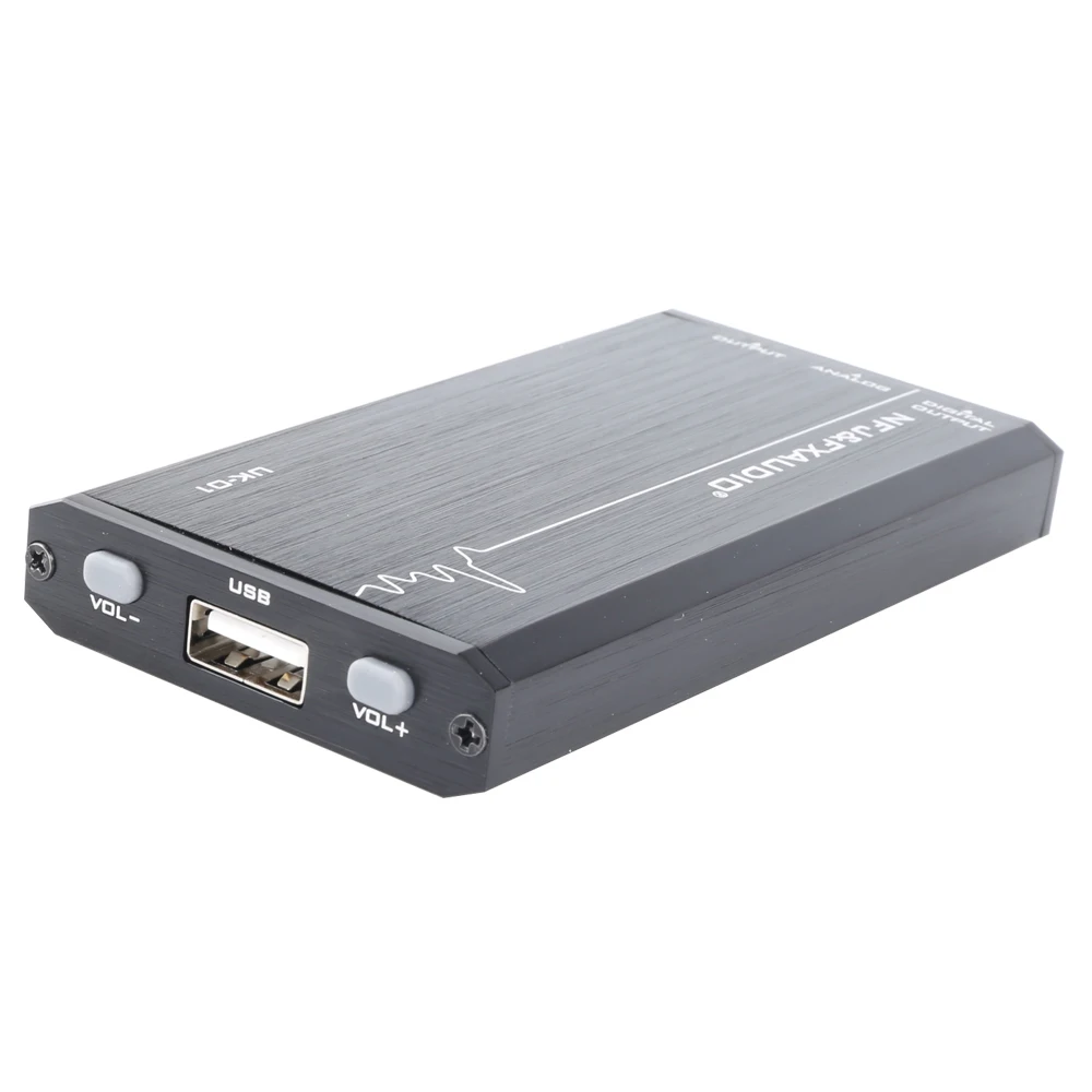 NFJ & FXAUDIO UK 01 мини аудио Внешняя USB звуковая карта без капель портативный усилитель