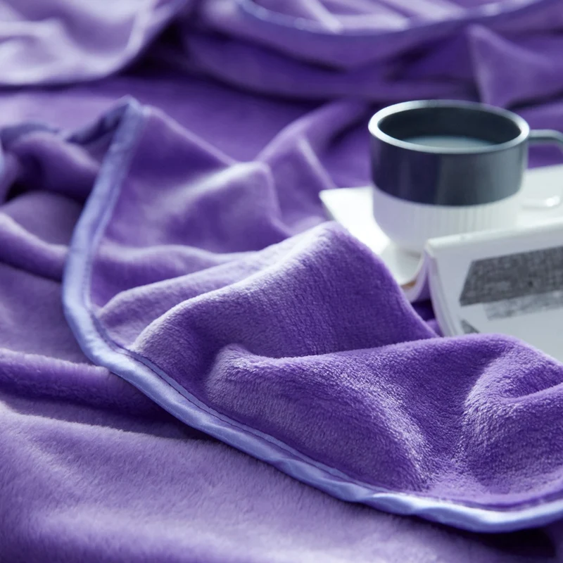 Модный Зеленый Лотос фиолетовый чистый цвет домашний текстиль твердый