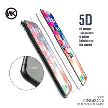 WK DESIGN Screen Protector For iPhone X XS MAX 8 7 6 6S Plus Tempered Glass 9H Toughened 5D Curved Protective Glass Front Film
