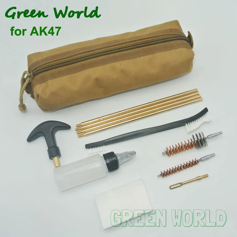 Clean Kit for AK47 Зеленый мир Универсальный пистолет чистящий набор, чистый набор для ружья для AK47 и AR15 - Цвет: Clean Kit for AK47