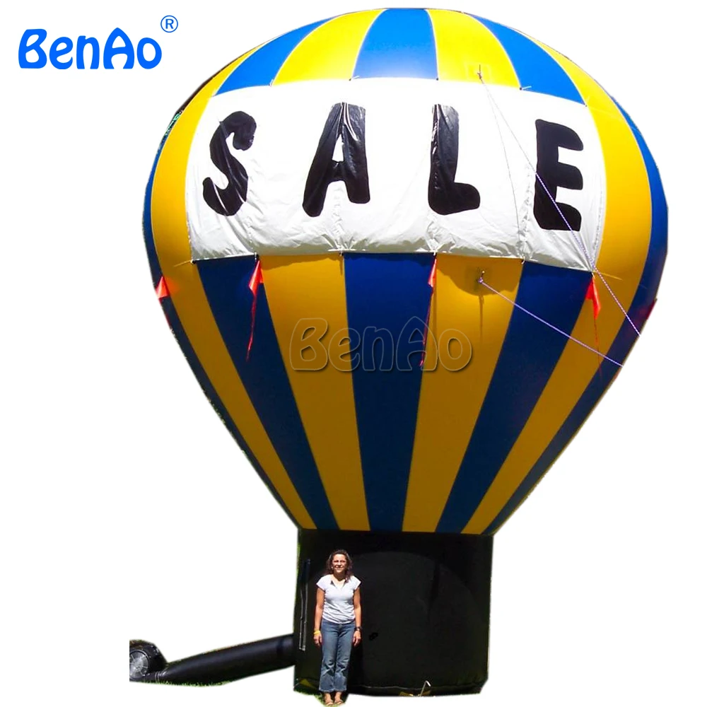 

DGB01 BENAO 26ft / 8m Advertising cold Air inflatable OXford Ground Balloon Custom + Repair Kits + Blower Prompt Delivery