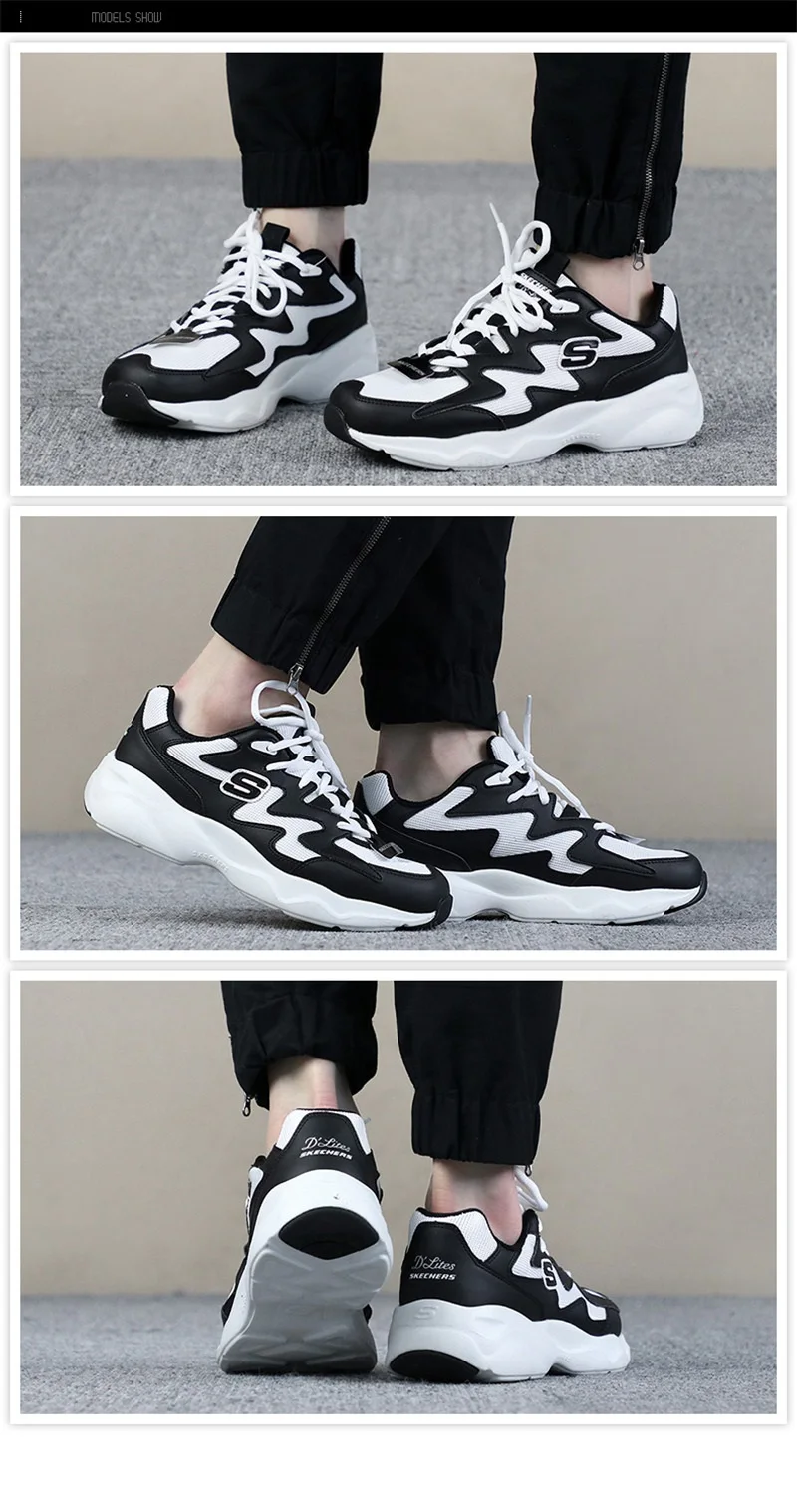 Skechers/Женская обувь; Новинка года; D'LITES; повседневная обувь; Женская Удобная дышащая обувь на платформе со шнуровкой; 88888105-WGRY