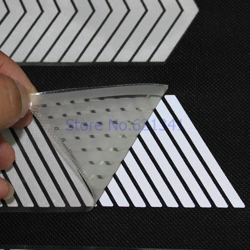 

M02 High Visibility Safely Silver Reflective DIY Tape Iron On Fabric Clothes Heat Transfer Vinyl Film 2" Choose Lenght