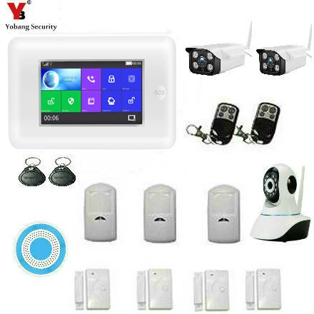 Yobang безопасность WIFI домашняя охранная сигнализация беспроводная наружная