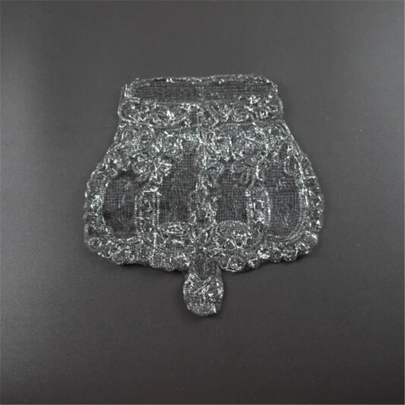 Женская одежда топ сделай сам большая нашивка в виде короны черные блестки с ней