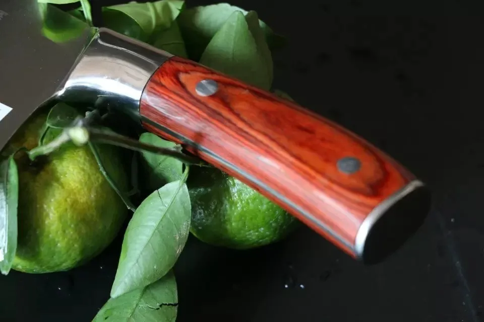 Высокое качество нержавеющая сталь Кухня Ножи пособия по кулинарии инструменты деревянной ручкой нарезки для шашлыков подарки/профессионал