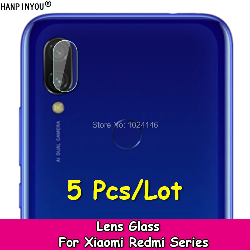 5 шт. для Xiaomi Redmi Note 7 6 Pro Plus 6A 7A Y2 S2 Go прозрачная задняя защитная пленка объектива