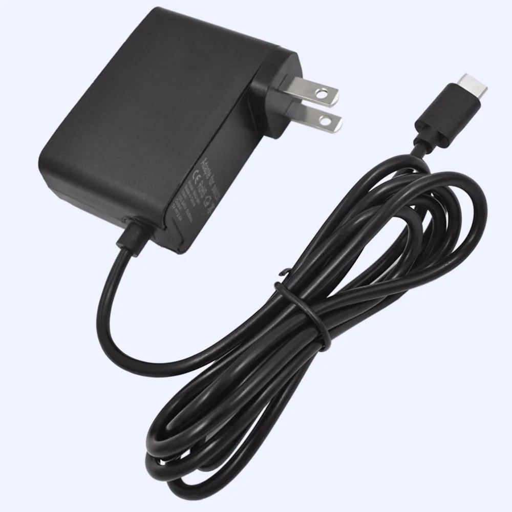 US Plug ЕС вилка настенная дорожная домашняя Зарядка 5 в 2.4A адаптер переменного тока зарядное устройство для переключателя NAND игровая консоль NS usb type C Зарядка для источника питания - Цвет: US Plug