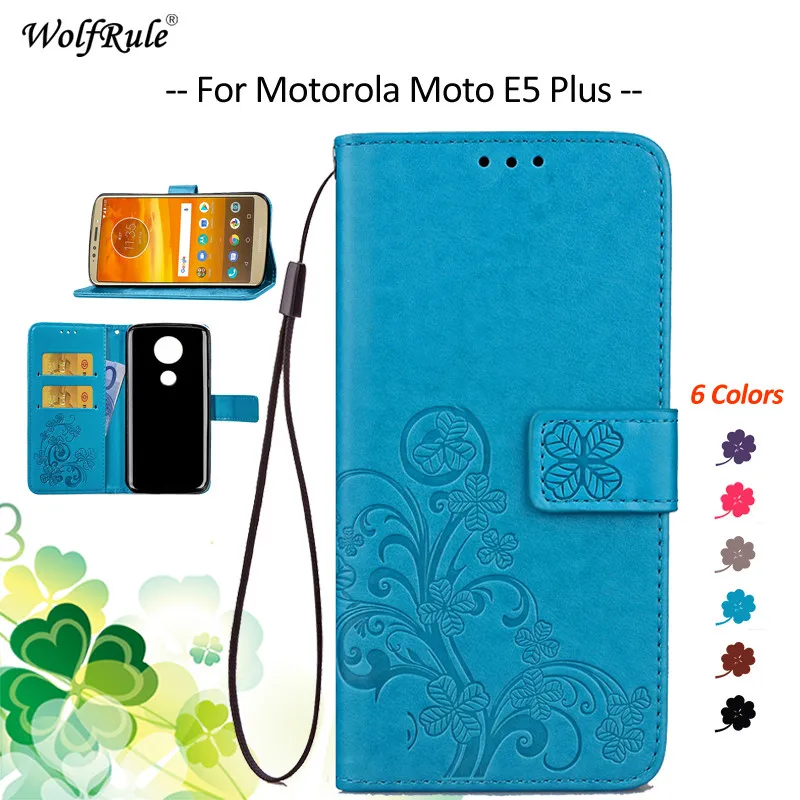 Чехол для Motorola Moto E5 Plus флип-чехол из искусственной кожи чехол телефона E (5-го