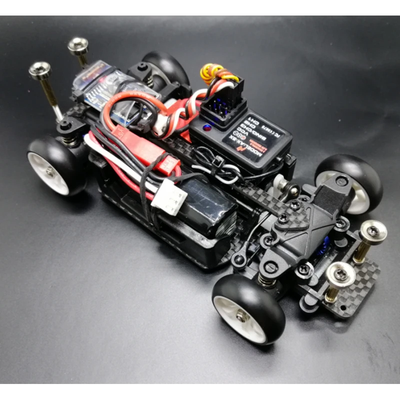 MINI-Q6 RTR 1/28 обновленная версия металлические отличия POM шины четыре привода дрейф углеродного волокна гоночная, матовая бесщеточный ру автомобиль