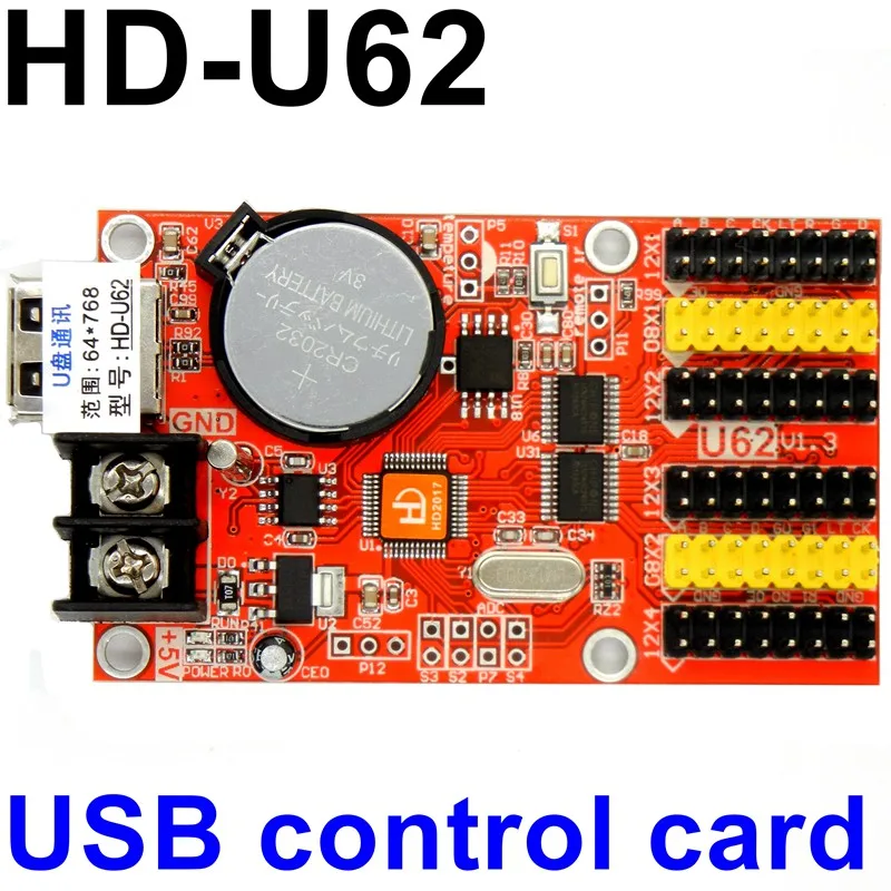Беспроводная одноцветная/Двухцветная светодиодная карта управления с USB портом