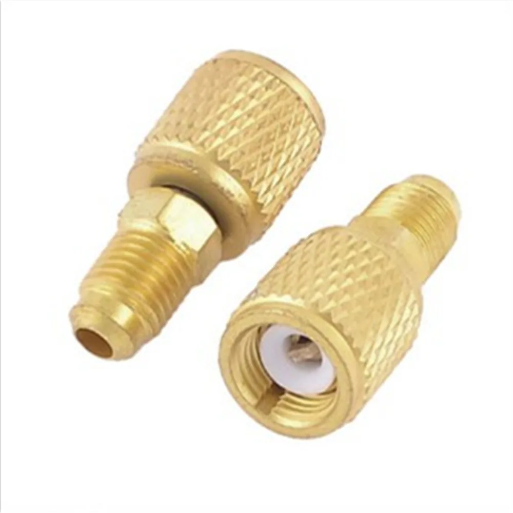 

2 Pcs R22 to R410A Male/Female Brass Air Conditioner Adapter Coupler Fitting