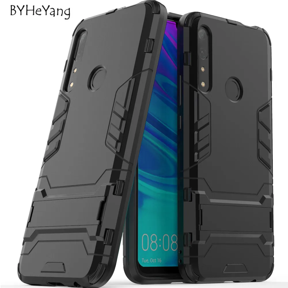 

For Fundas Huawei P Smart 2021 2020 Cover Huawei Y7A Robot Armor Rubber Slim Hard Back Phone Cover For HUAWEI P SMART Z Case