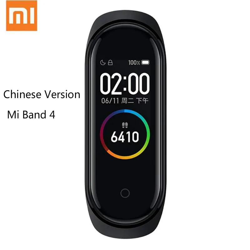CN Version Mi Band 4 mi Band 4 жесткий экран 50 м водонепроницаемый Xiaomi mi Band 4 Глобальный фитнес-трекер для измерения сердечного ритма Smartband Xiaomi mi band 4 3 - Цвет: CN Version Mi Band 4