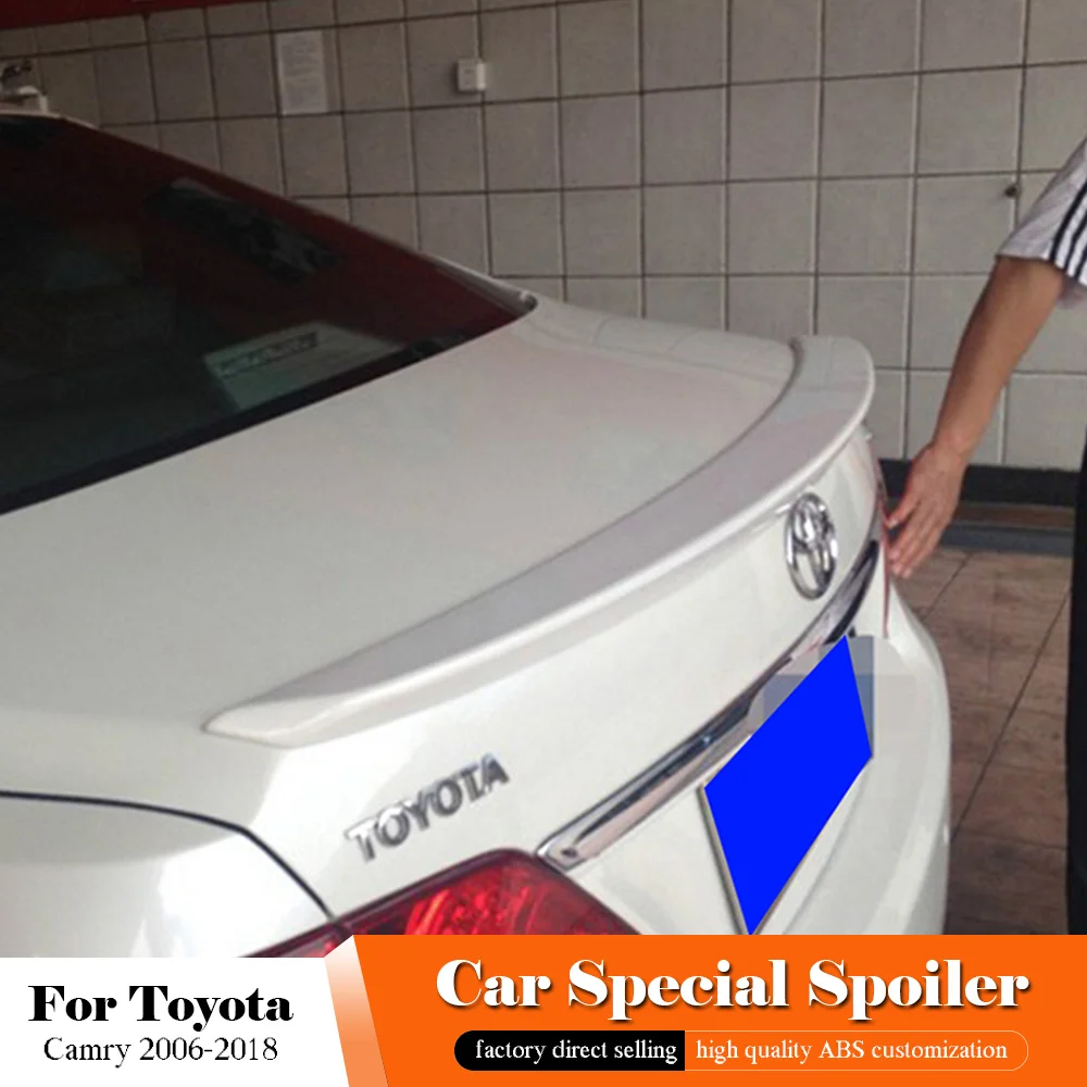 AITWATT для Toyota Camry 2006 2018 задний спойлер Высокое качество ABS пластик Неокрашенный
