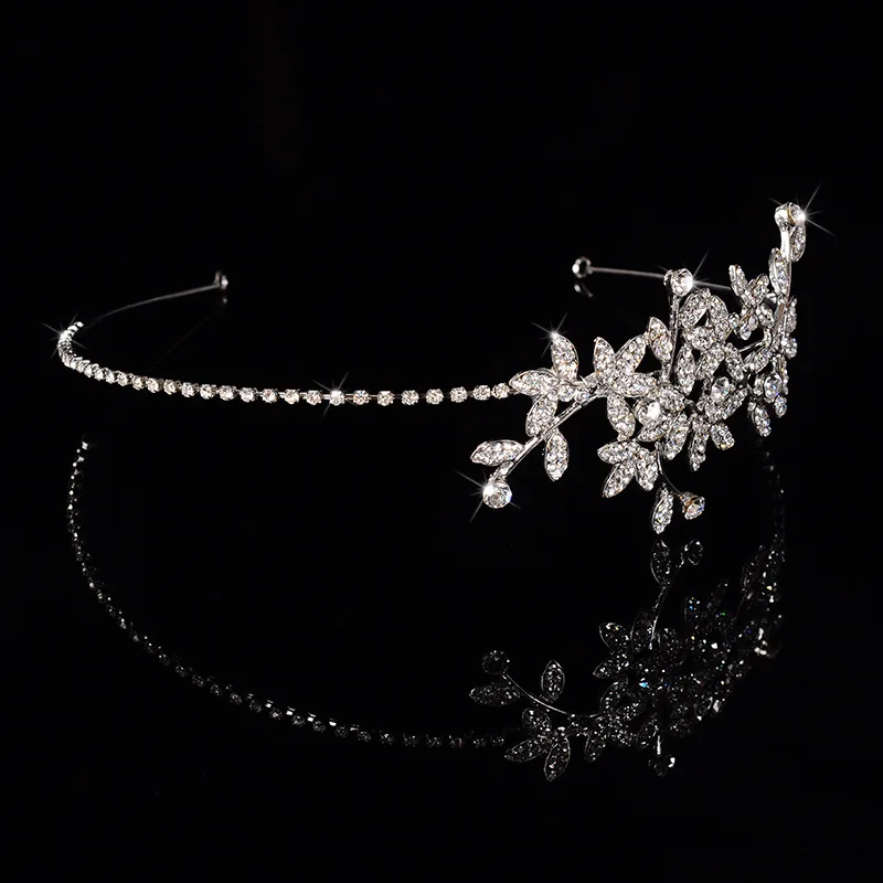 Western style Jewelry headdress handmade crowns and tiaras headband hair accessories bride flower women crown HD141 | Украшения и