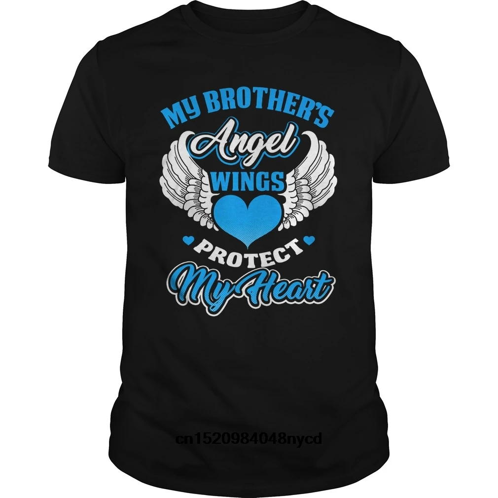 Gildan funny t shirts Angel Wings 2018 Fashion tshirt men t-shirt | Мужская одежда